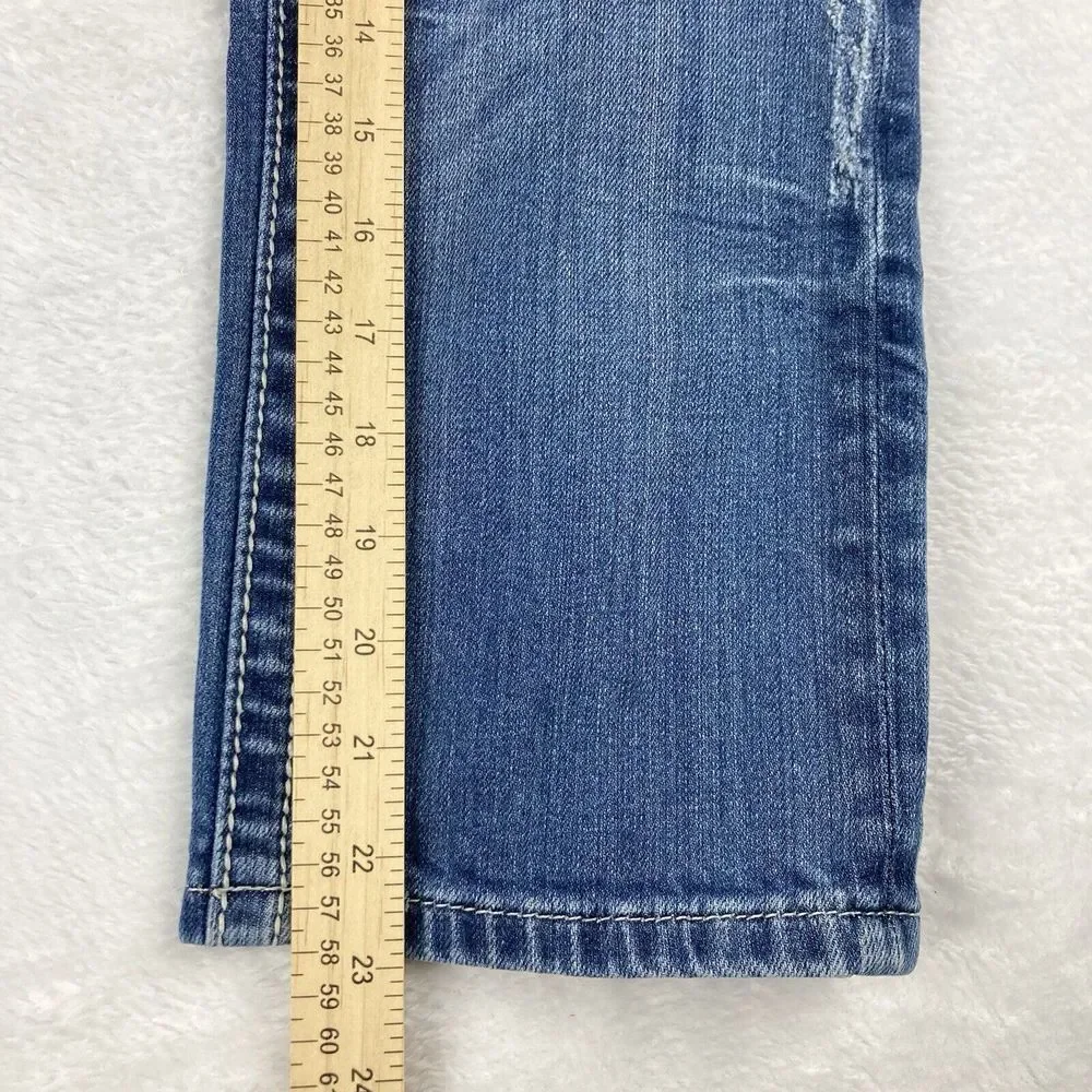 Miss Me Capri Womens Low Rise Blue Denim Jeans‎ Size 28